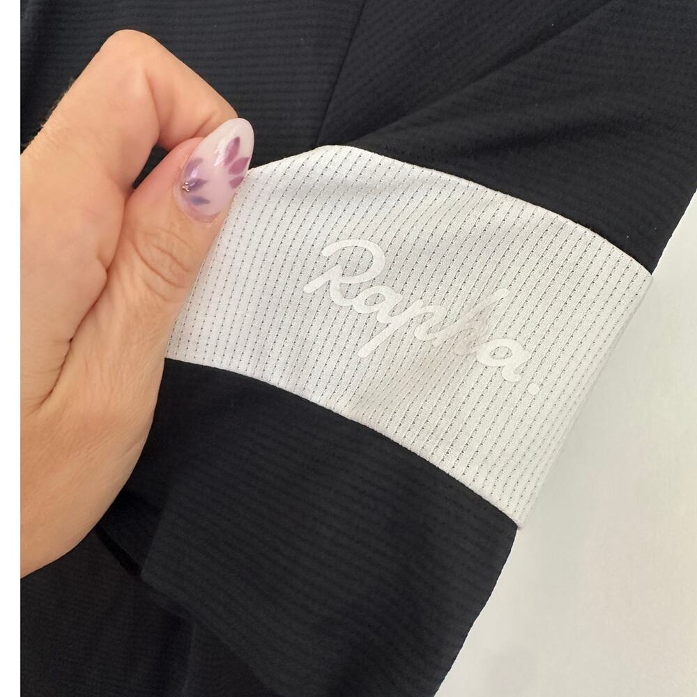 Rapha Women’s Classic Flyweight Cycling Jersey Size S Black White Lightweight - Picture 2 of 8